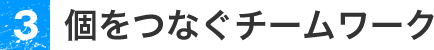 個をつなぐチームワーク