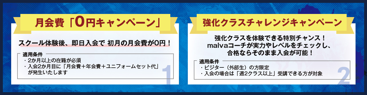 体験キャンペーン