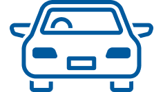 お車でお越しの方